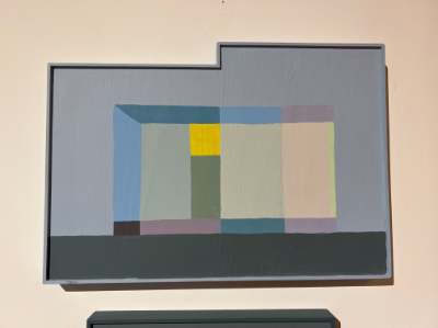 Geometric colorist painting