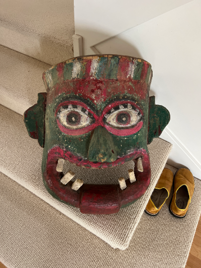 Asian ceremonial mask