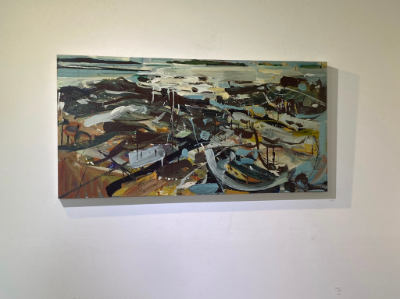 Maine abstract Landscape "tide pools"