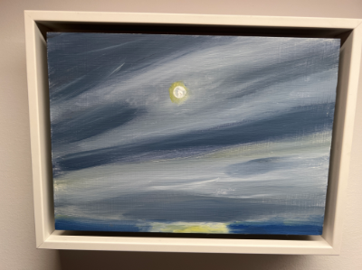 Main scene on cloudy evening