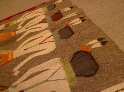 Four figure Navajo rug yei