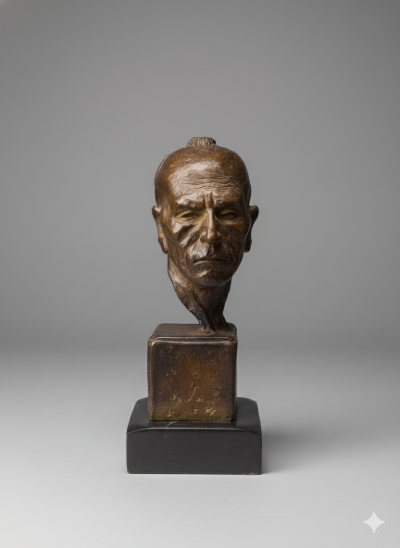 Bronze bust