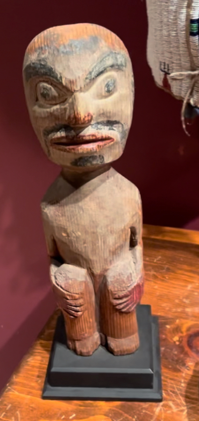 Haida crouching figure
