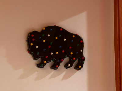 Brown Animal cookie Bison