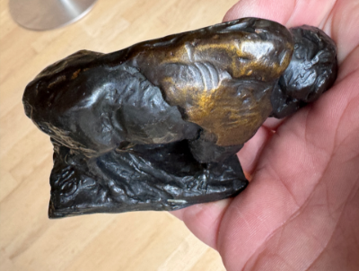Ostermiller Dan bison bronze miniature