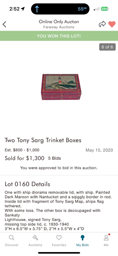 Tony sarg nantucket box