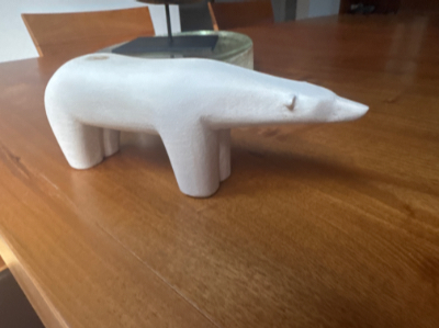 West, Dan , folk art polar bear