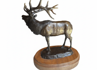 Elk bronze carving Burda Don