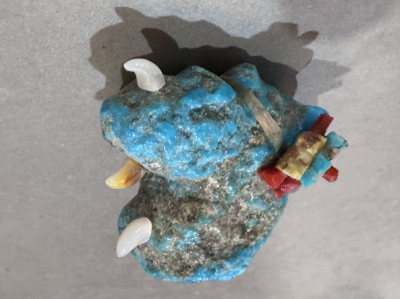 Halate leonard Old Man double headed buffalo Zuni fetish