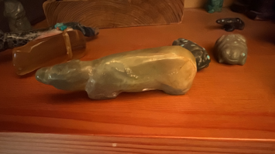 Zuni fetish attributed to old man Halate