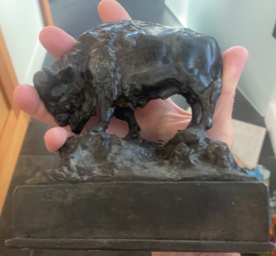 Bronze bison Buffalo, Carl Kauba small to medium