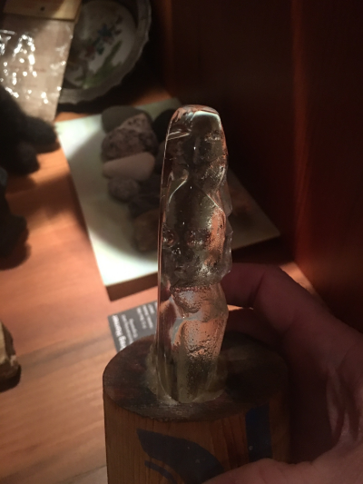 NWC Glass totem carvings