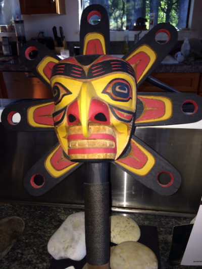 Northwest coast rattle circa 1990