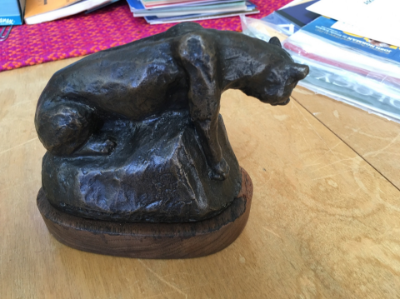Bronze mountain lion "puma"
